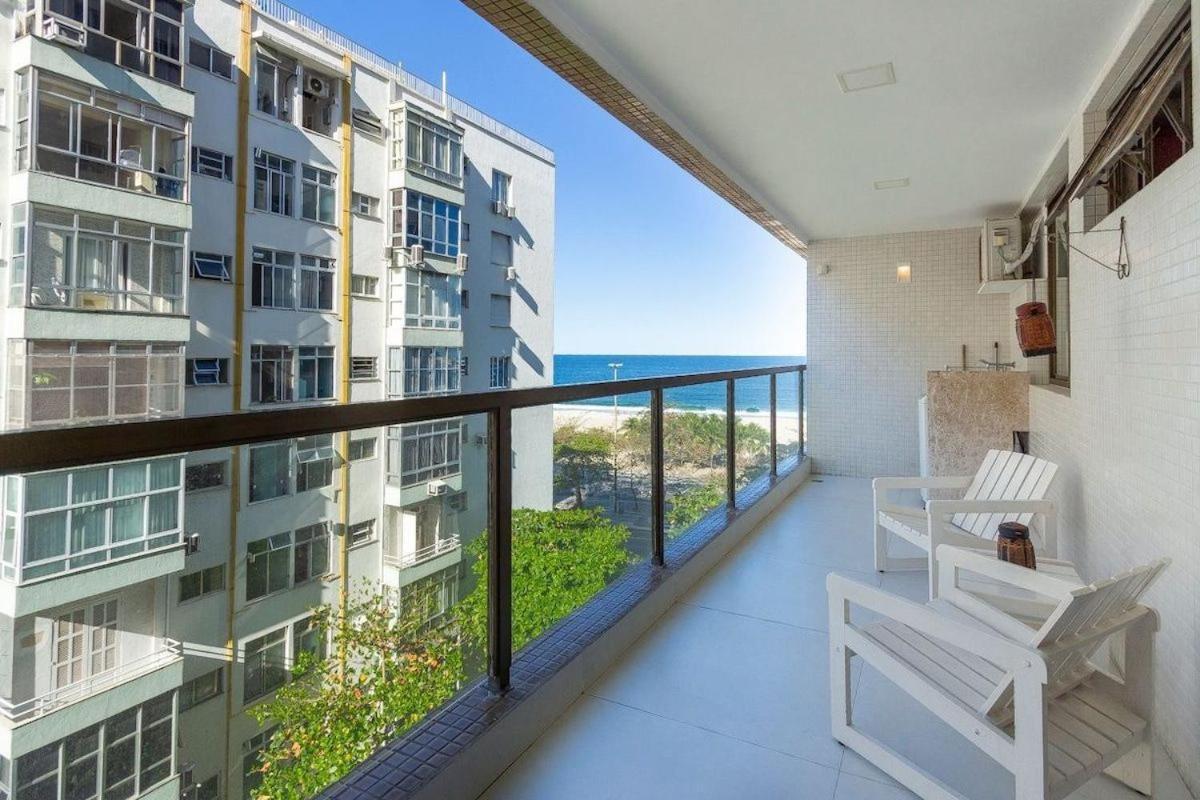 ריו דה ז'ניירו Flat Praia De Copacabana - Pe Na Areia מראה חיצוני תמונה