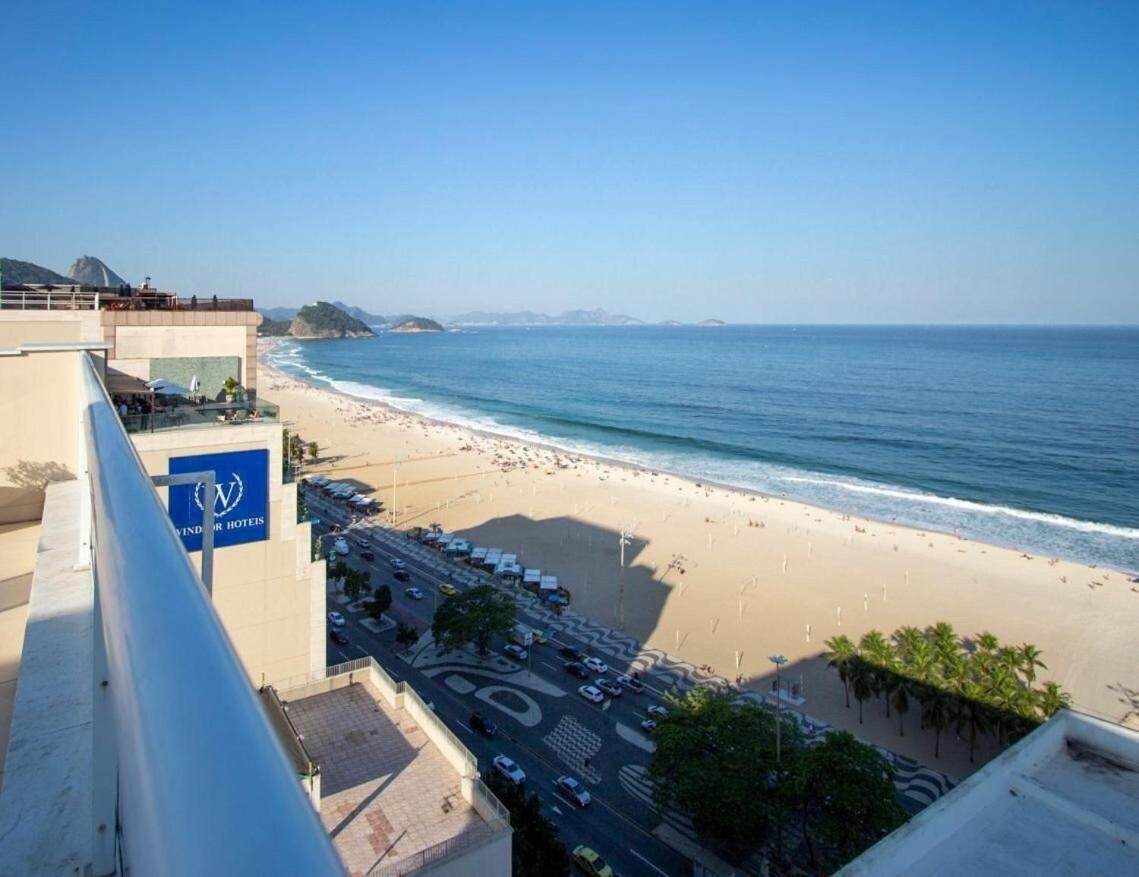 ריו דה ז'ניירו Flat Praia De Copacabana - Pe Na Areia מראה חיצוני תמונה