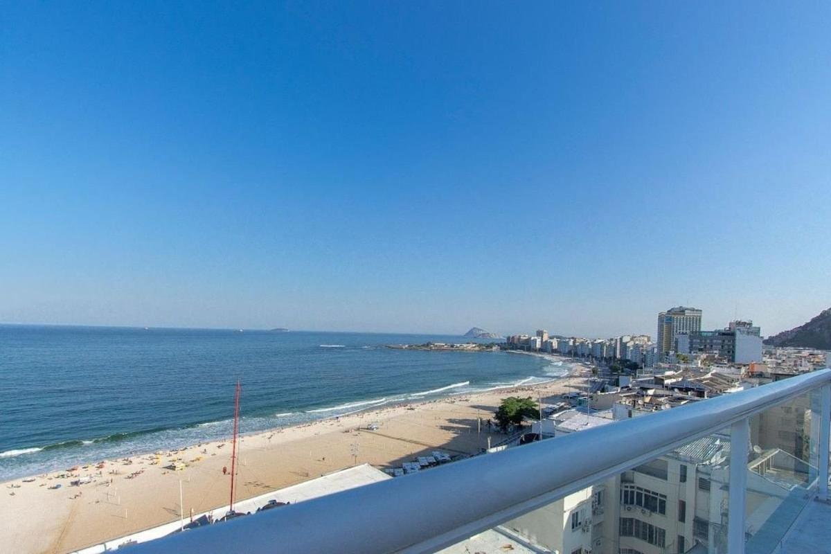 ריו דה ז'ניירו Flat Praia De Copacabana - Pe Na Areia מראה חיצוני תמונה
